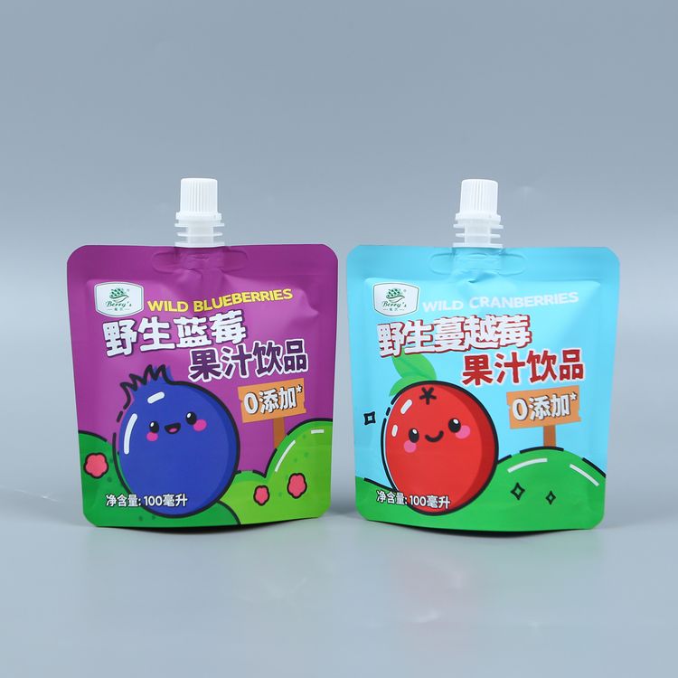 耐高溫水煮吸嘴果汁袋